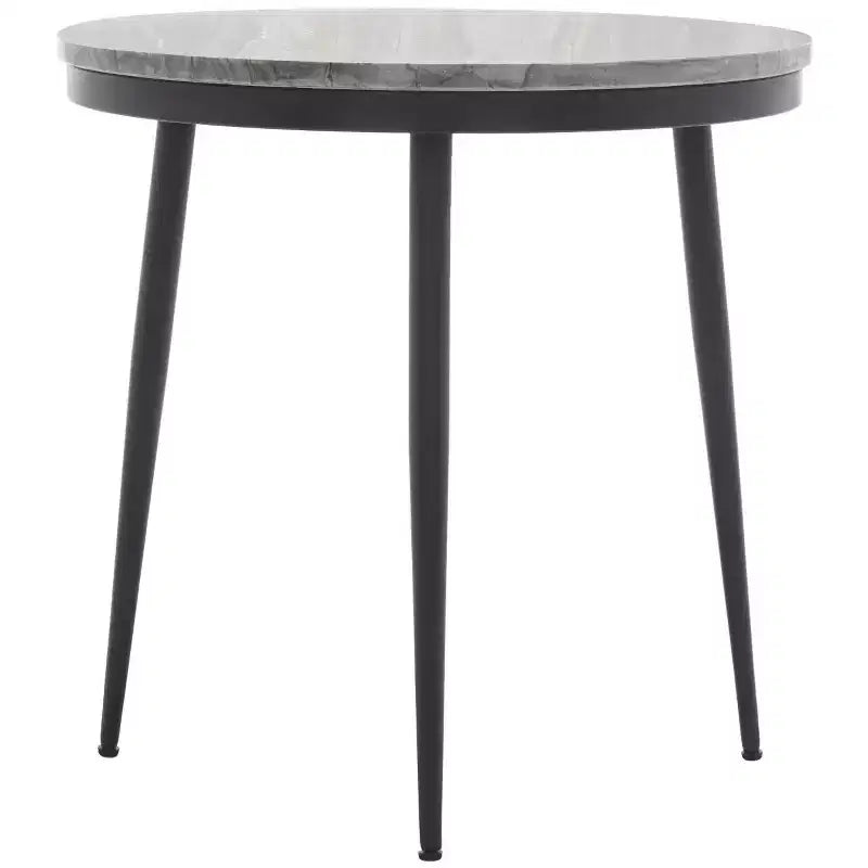 Table d'appoint en marbre - ACC3716 - Marbre gris/Noir