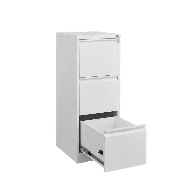 Classeur vertical à 3 tiroirs avec serrure, robuste, pour la maison ou le bureau