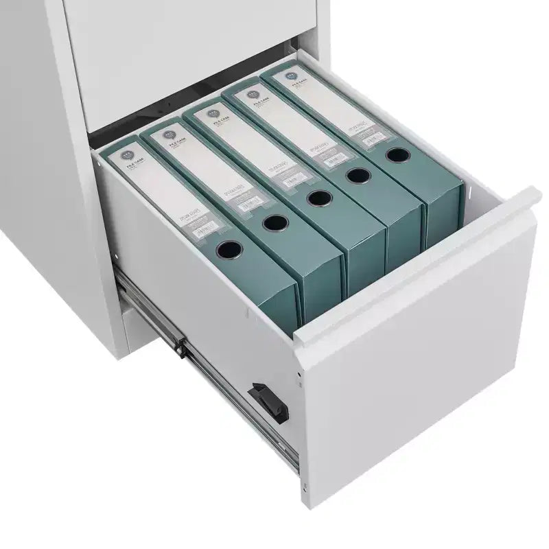 Classeur vertical à 3 tiroirs avec serrure, robuste, pour la maison ou le bureau