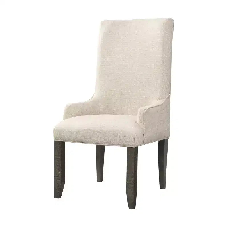 Ensemble de chaises Parson Crème - : Dossier haut rembourré avec accoudoirs