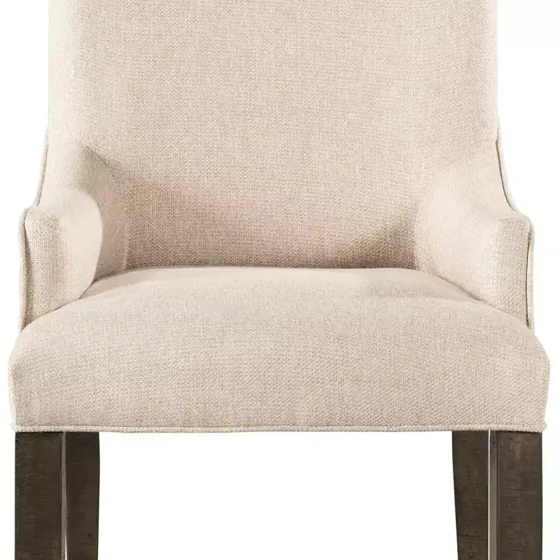 Ensemble de chaises Parson Crème - : Dossier haut rembourré avec accoudoirs