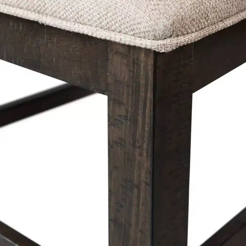 Chaise en bois à dossier tourbillonnant marron - : Milieu du siècle moderne, Assise rembourrée