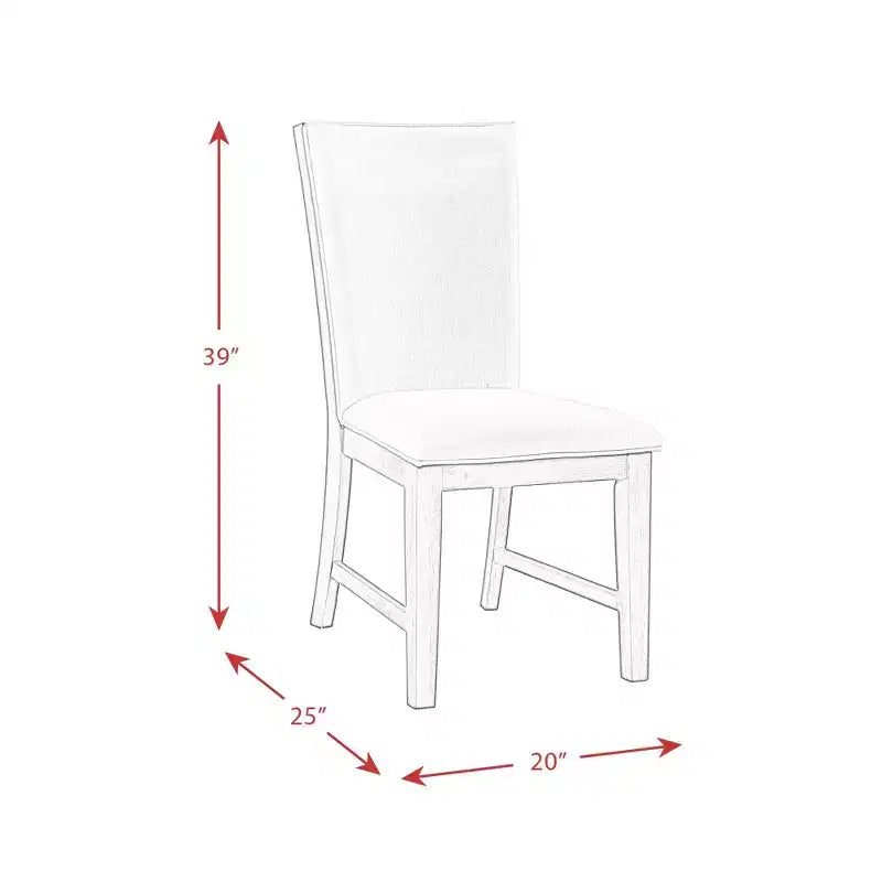 Table à manger extensible et six chaises d'appoint rembourrées Noyer grillé