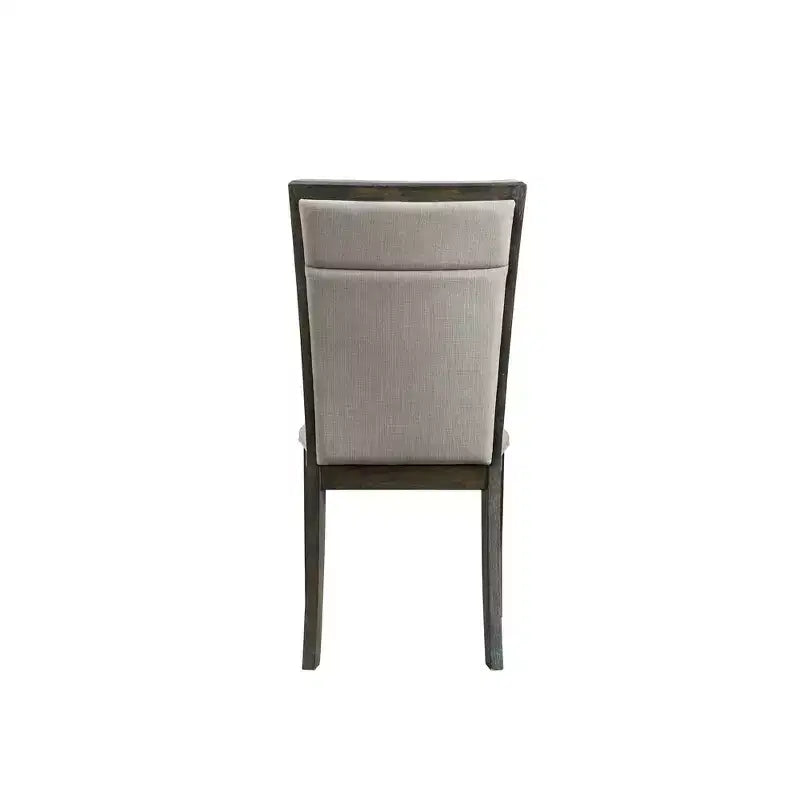 Table à manger extensible et six chaises d'appoint rembourrées Noyer grillé