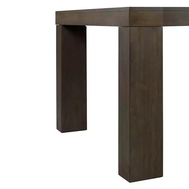 Table à manger extensible et six chaises d'appoint rembourrées Noyer grillé