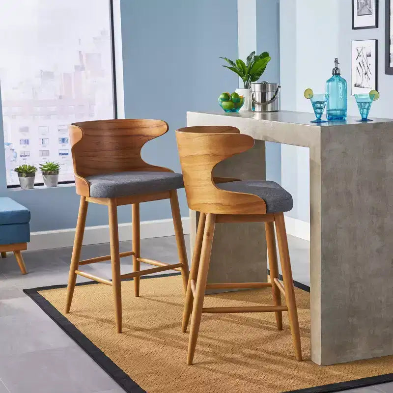 Tabouret de bar Mid-Century Modern