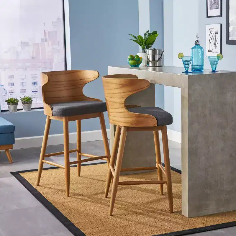 Tabouret de bar Mid-Century Modern