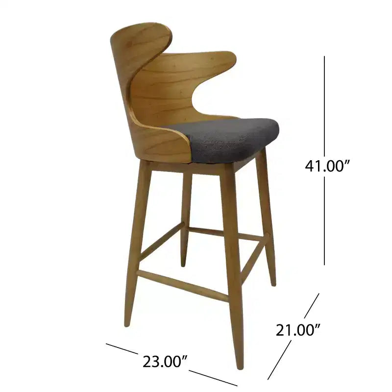 Tabouret de bar Mid-Century Modern