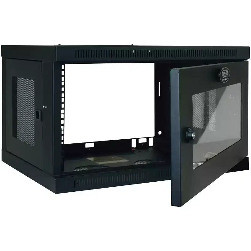 SmartRack Armoire murale compacte 6U, à profondeur réduite, pour commutateurs, avec fenêtre en acrylique transparent, SRW6UG
