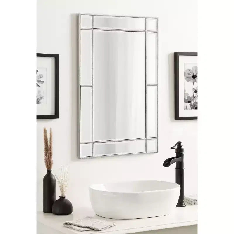 Miroir mural encadré