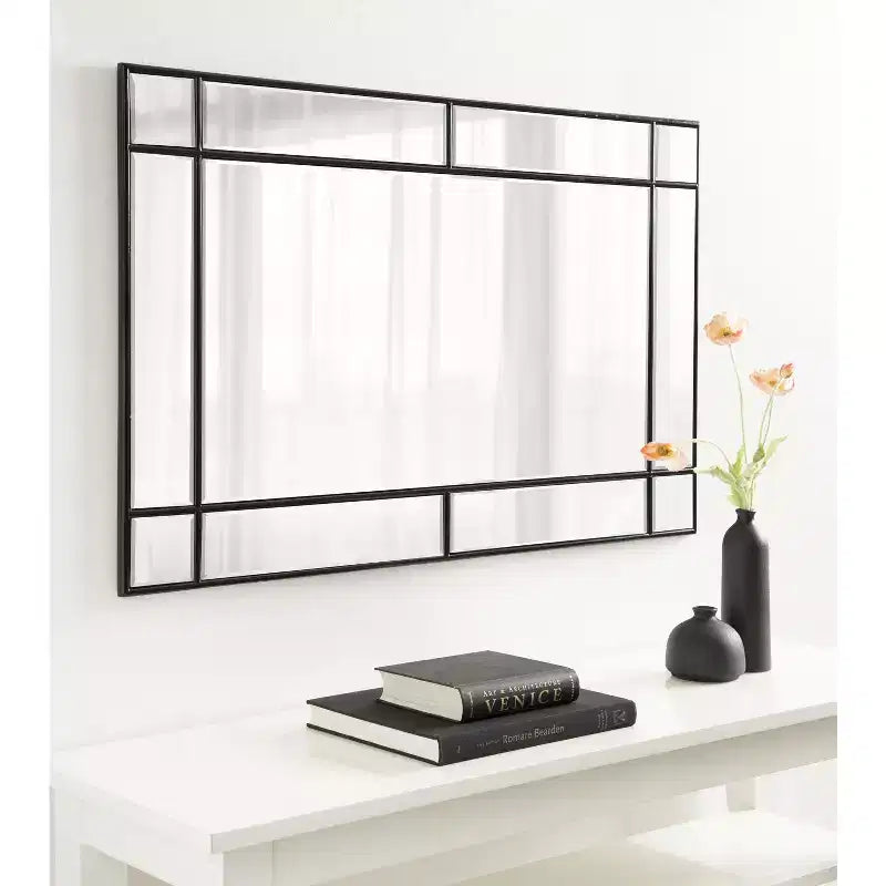 Miroir mural encadré