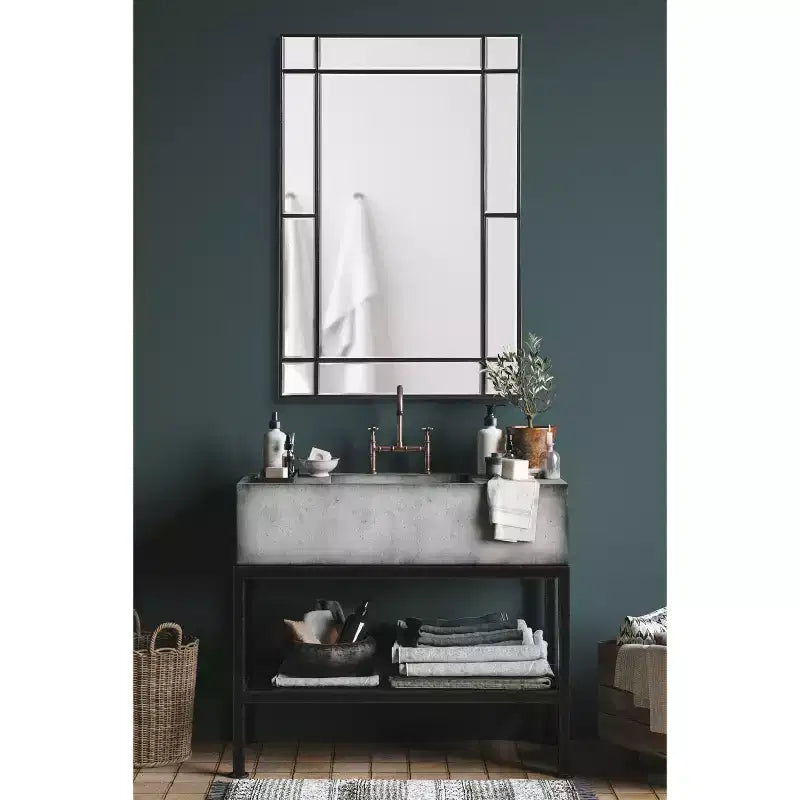 Miroir mural encadré