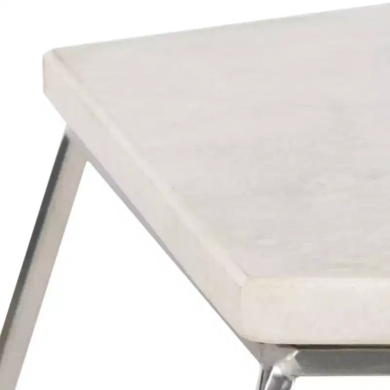 Table d'appoint Pentagon - FOX4515 - Argent