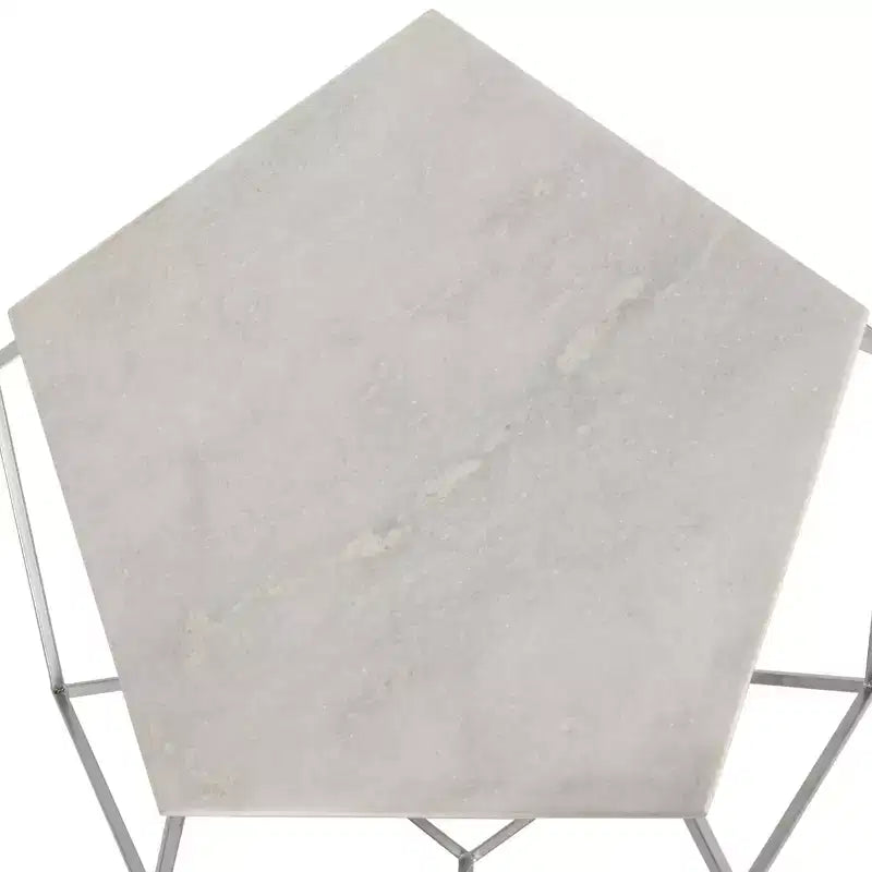 Table d'appoint Pentagon - FOX4515 - Argent