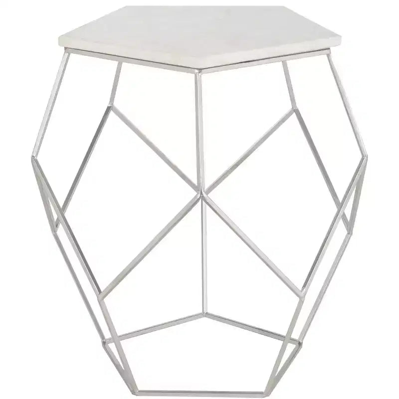 Table d'appoint Pentagon - FOX4515 - Argent