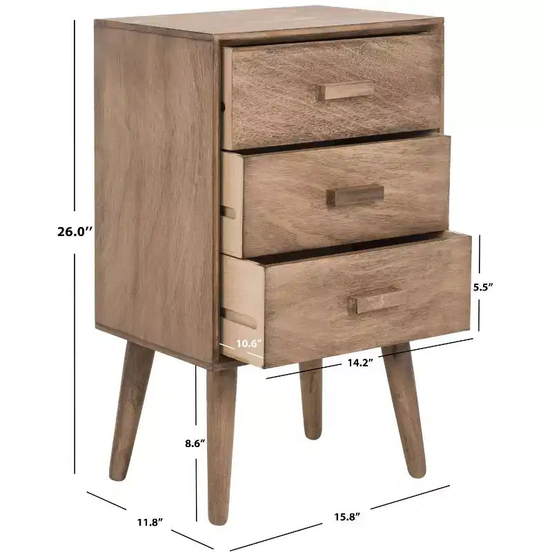 Table d'appoint à 3 tiroirs - CHS5700
