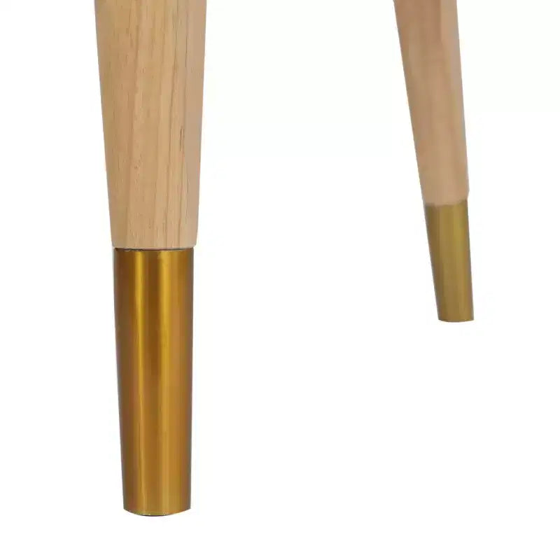 Chaise de salle à manger ou d'appoint Oliver Cane Rattan avec cadre en bois massif, dossier tissé et assise rembourrée