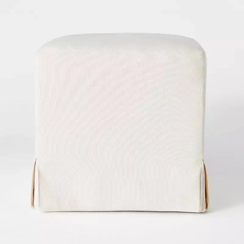 Pouf cube déhoussable