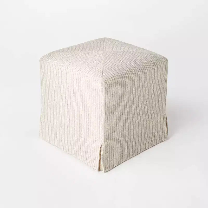 Pouf cube déhoussable