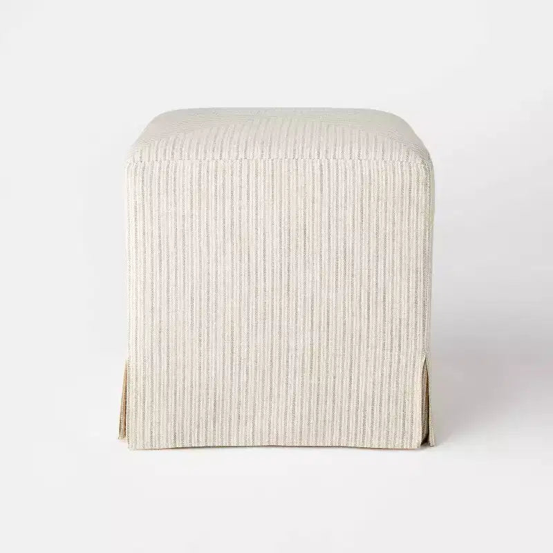 Pouf cube déhoussable